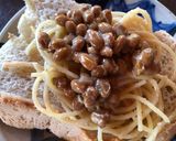 納豆とたらコスパのトースト作り方3写真