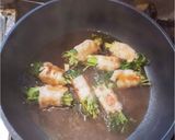 豆苗の豚バラ巻きあっさり和風煮込み作り方6写真