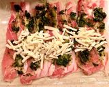 バジルチーズ巻きパン粉焼き作り方1写真