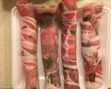 バジルチーズ巻きパン粉焼き作り方4写真
