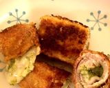 バジルチーズ巻きパン粉焼き作り方9写真