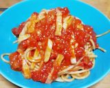 トマトソースパスタ作り方5写真