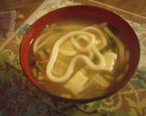 お子様の主食になる味噌汁うどん作り方2写真