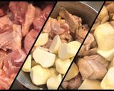 鶏肉と里芋のうま煮 *☻*作り方2写真