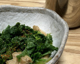 わさび菜／からし菜と油揚げのさっと煮作り方9写真