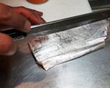 釣りごはん☆太刀魚の手綱焼きとお刺身作り方3写真
