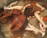 鯖の味噌煮缶 根菜の煮物作り方5写真