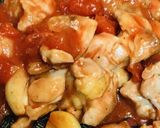鶏肉とトマト缶＆マスカルポーネの生パスタ作り方2写真