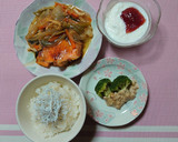 ヨウサマの減塩朝食(鮭のあんかけ)⑳作り方8写真