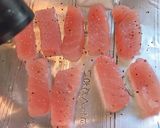 炙り✨マグロのポン酢かけ作り方2写真
