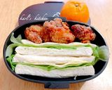 簡単レタスチーズサンドイッチ弁当作り方6写真