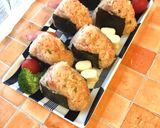 すりゴマ入り✿バター醤油の焼きおにぎり✿作り方12写真