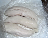 鶏ササミとほうれん草の甘辛チーズ和え作り方1写真