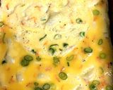 ツナ缶汁とネギ＆エビで☆簡単な旨々卵焼き作り方5写真