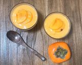 固さ選べる！柿と牛乳だけで作る柿プリン♪作り方3写真