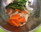 野菜たっぷり！ソース焼きそば作り方1写真