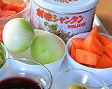 牛肉とごろごろ野菜のシャンタン・トマト鍋作り方2写真