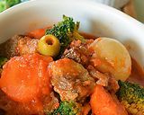牛肉とごろごろ野菜のシャンタン・トマト鍋作り方7写真