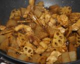 鶏肉とレンコンのとろコク味噌炒め作り方4写真