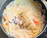 厚揚げと白菜のクリーム煮作り方11写真