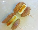 爪楊枝でミニ焼き鳥☆ねぎ塩&タレ作り方9写真