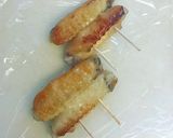 爪楊枝でミニ焼き鳥☆ねぎ塩&タレ作り方10写真