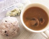 お手軽♡残った汁物でコク旨リゾット〜♪作り方1写真