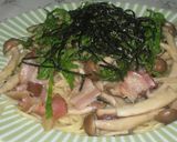 昆布茶で簡単　和風きのこパスタ作り方3写真