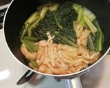 小松菜と油揚げの煮物【作り置き】作り方2写真