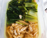 小松菜と油揚げの煮物【作り置き】作り方3写真