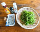 簡単☆水連菜のエスニック風炒め作り方2写真