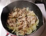 豚こまトマトソースパスタ作り方5写真