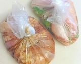 爪楊枝でミニ焼き鳥☆ねぎ塩&タレ作り方1写真