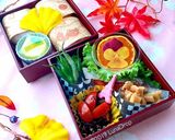 ラッピングおにぎり 秋弁当 詰め方作り方10写真