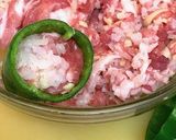 豚こまで肉詰めピーマン☆ドルマ作り方4写真