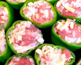 豚こまで肉詰めピーマン☆ドルマ作り方5写真