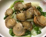 青梗菜とベビー帆立の塩炒め作り方7写真