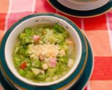 菜の花入り緑のミネストローネ作り方10写真
