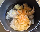 キャベツとしらすの味噌汁作り方4写真