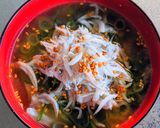 キャベツとしらすの味噌汁作り方7写真