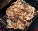半端に残った卵と豚バラ肉でとんぺい焼き作り方5写真