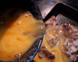 半端に残った卵と豚バラ肉でとんぺい焼き作り方6写真