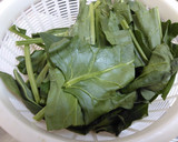 豚とほうれん草と卵の中華塩炒め作り方1写真