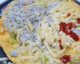 美味ネギと釜揚げしらすのマヨ入りオムレツ作り方10写真