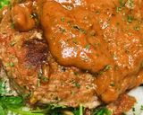 合挽き肉のハンバーグ●トマト缶ソース作り方4写真