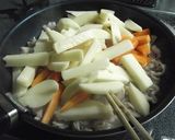 フライパンで時短♪炒めにんにく肉じゃが作り方8写真