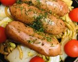 【お弁当】ソーセージと白菜のソース焼そば作り方4写真