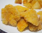 米粉パン粉でむね肉フライ♪サクもち食感!作り方8写真