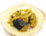【病院】ピーマンとなすの梅びたし【給食】作り方3写真