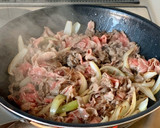 簡単に美味しい【牛肉と玉ねぎの甘辛炒め】作り方4写真
